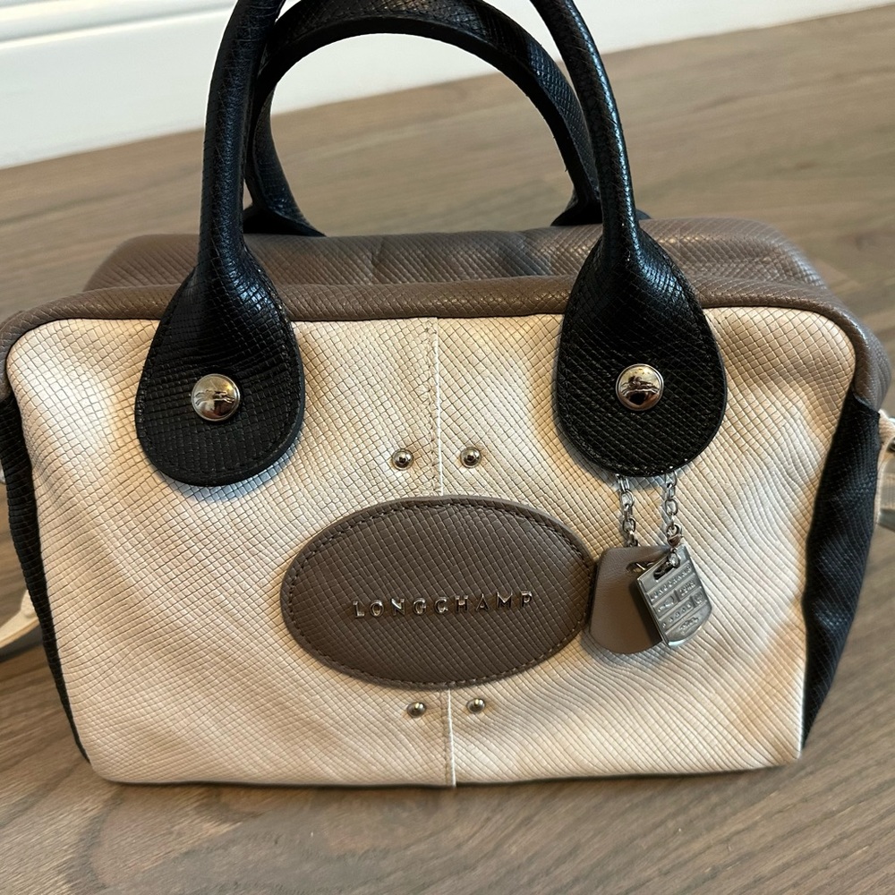 Longchamp box bag - as seen in spring magazines!  Patchwork.